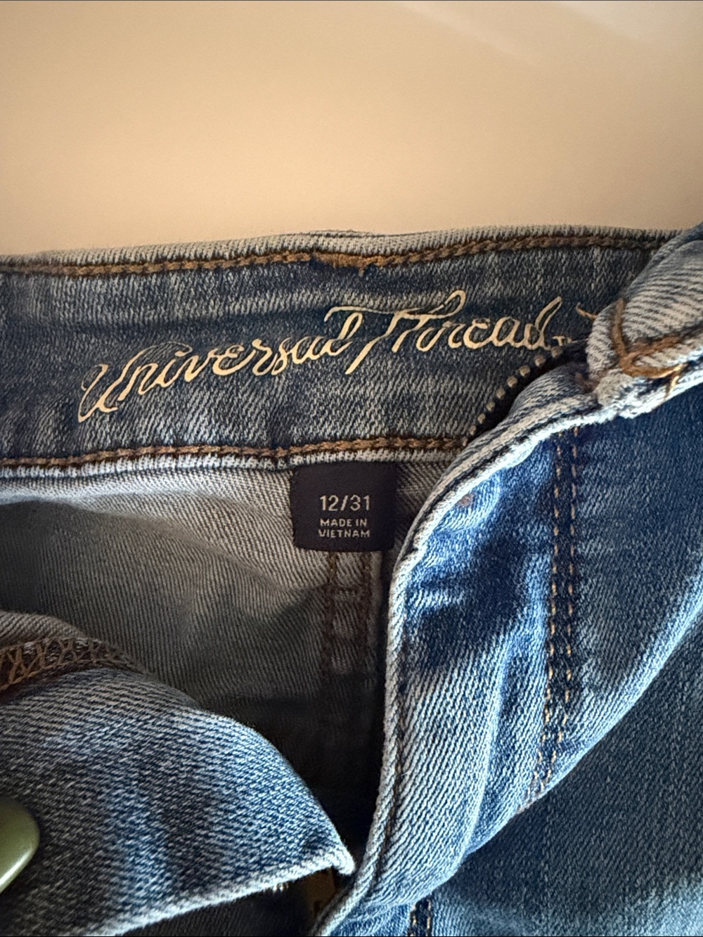 Universal Thread Light Blue Distressed Denim Cutoff Shorts - Picture 2 of 3